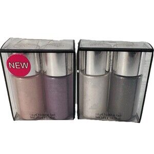 HARD CANDY Poppin Pigments Eyeshadow Duo VIOLETS & ROSES And Salt & Pepper 2pack